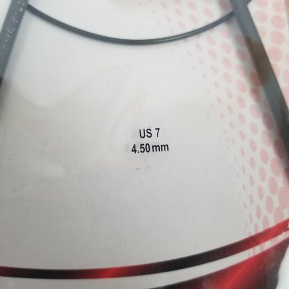 Circular Knitting Needles Karbonz Carbon Fiber Brass Tips 24" Size US 7 4.50 mm - Picture 4 of 9